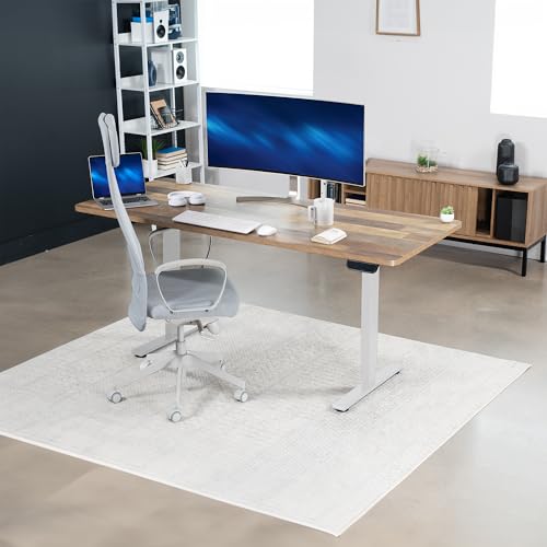 VIVO Reclaimed Wood Universal 71 x 30 inch Solid One-Piece Table Top for Standard and Sit to Stand Height Adjustable Home and Office Desk Frames, DESK-TOP71P VIVO