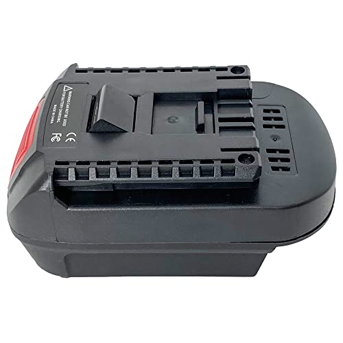 Battery Adapter for Bosch 18V Lithium-Ion Cordless Tool, Compatible with Dewalt 18V 20V Max/ Milwakee M18 18V Li-ion Battery Convert to Bosch 18V Compact Lithium Battery BAT608 BAT609 BAT612 BAT618 QINIZX