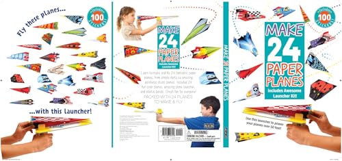 Make 24 Paper Planes: Make and Fly 24 Paper Planes with Awesome Launcher Kit--Perfect to Keep Kids Entertained in Summer! Sourcebooks Wonderland