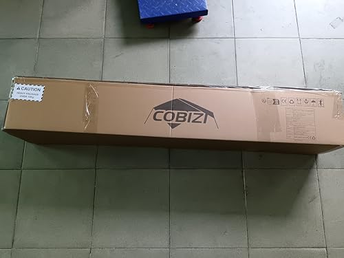 COBIZI 10x15 Canopy Tent, Heavy Duty Pop up Canopy with Sidewalls, Waterproof Easy Setup Canopy with Mosquito Netting, Outdoor Instant Screen Tents for Parties, Wedding, Backyard with Carry Bag, Gray COBIZI