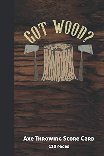 Got Wood: Axe Throwing Score Card WoodArtSupply