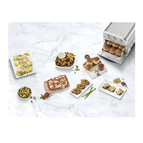 Cuisinart TOA-26 Compact Airfryer Toaster Oven, 1800-Watt Motor with 6-in-1 Functions and Wide Temperature Range, Air Fryer, Stainless Steel Cuisinart