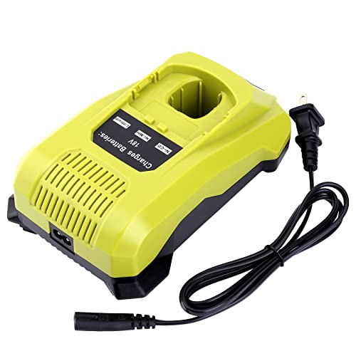 Elefly P117 Compatible with Ryobi 18V Battery Charger, Compatible with Ryobi 12V-18V ONE+ Lithium NiCad NiMh Battery P102 P103 P107 P108 P109 P189 P190 PBP002 PBP005 ELEFLY