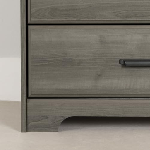 South Shore Versa Collection 5-Drawer Dresser, Gray Maple with Antique Handles South Shore