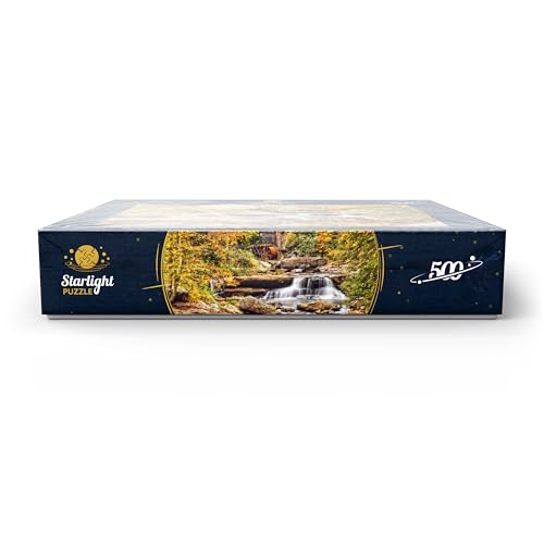 MyPuzzle The Glade Creek Grist Mill in Babcock State Park in Southern West Virginia - Premium 500 Piece Jigsaw Puzzle for Adults MyPuzzle.com