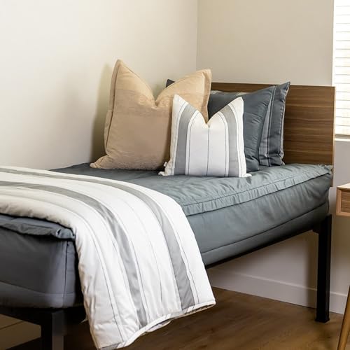 Beddy's All in One Bed in a Bag Zipper Bedding Set, Bottom Sheet, Cuddle Blanket, Comforter, Pillowcase(s) & Sham(s), Minky Interior Sheets with Comforter, Zip Bedding for Dorms, Bunks, Kids & Adults Beddy's
