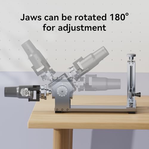 LONGER Rotary Extender (with Riser) is Ideal for Engraving Cylindrical, Wine Glass, and Irregular Objects. Compatible with Nano, Nano Pro, Ray5, B1, and Most Other Laser engravers. Longer