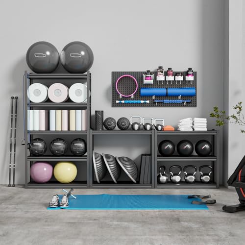 Welfiya 39" W Garage Shelving,5-Tier Heavy Duty Shelving Unit,3000LBS Adjustable Metal Storage Shelves,Storage Rack Units for Industrie,Shed,Warehouse,Basement,Black,39" W x 18" D x 72" H Welfiya