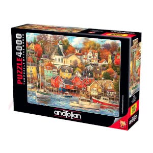 Anatolian Puzzle - Good Times Harbor, 4000 Piece Jigsaw Puzzle, #5201 Anatolian