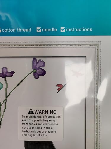 Awesocrafts Cross Stitch Kits, Quotes Praise God from Whom All Blessings Flow Easy Patterns Cross Stitching Embroidery Kit Supplies Christmas, Stamped or Counted (Praise God, Stamped) Awesocrafts