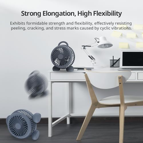 ANYCUBIC Tough Resin 2.0, 3D Printer Resin with Upgraded High Toughness and High Precision, 365-405nm Fast Curing 3D Resin for 4K 8K LCD/DLP/SLA 3D Printing (Grey, 500g) ANYCUBIC