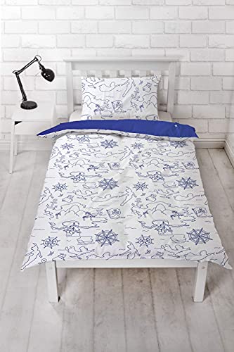 Character World Disney Peter Pan Happy Single Duvet Cover Set Character World