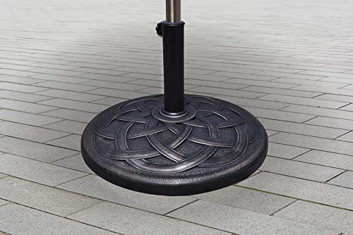 BACKYARD EXPRESSIONS PATIO · HOME · GARDEN 911554 21 Pound Umbrella Base, Bronze BACKYARD EXPRESSIONS PATIO · HOME · GARDEN