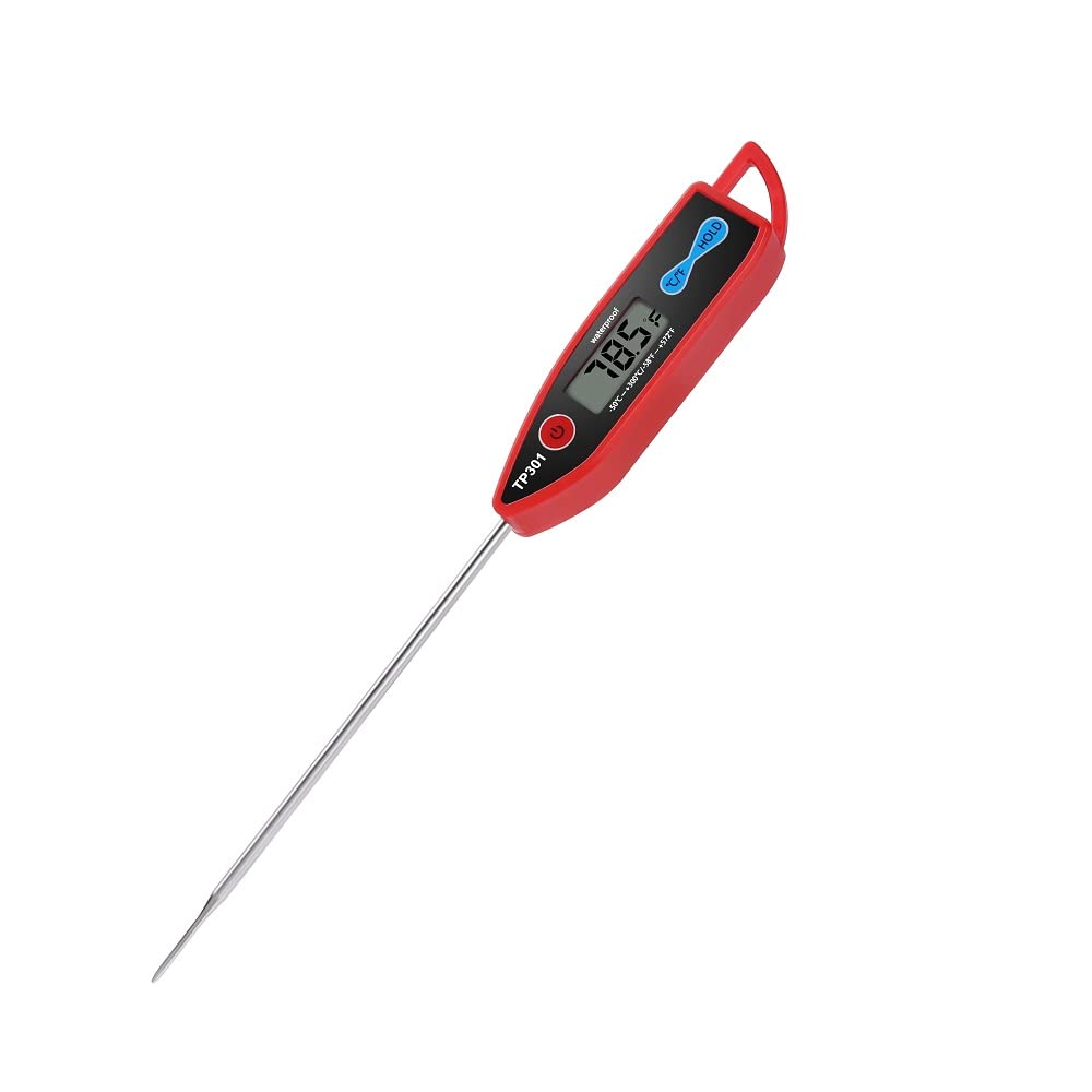 Yacumama Digital Water Thermometer for Liquid, Candle, Instant Read with Waterproof for Food, Meat, Milk, Long Probe Yacumama