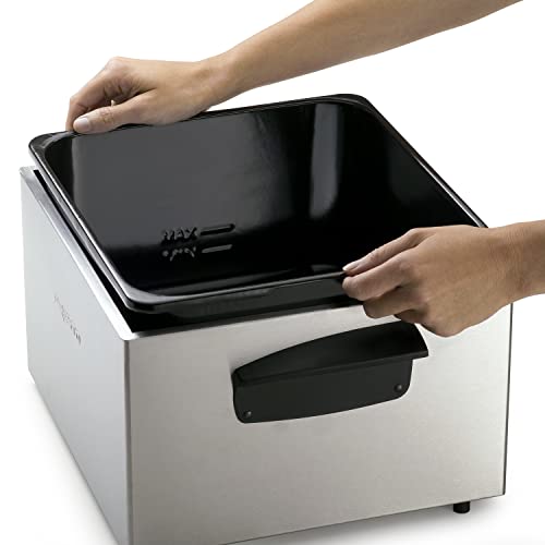 Presto 05466 Stainless Steel Dual Basket Pro Fry Immersion Element Deep Fryer Presto