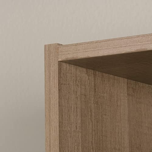 Sauder Beginnings Bookcase With Doors/ Book shelf, Summer Oak finish Sauder