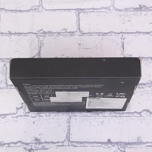 YuanDian Now Playing Vinyl Stand, Light up Now Spinning Record Stand, Wooden Acrylic Holder for Vinyl Album Display Storage, Vinyl Record LED Display Storage Collection Holder YuanDian