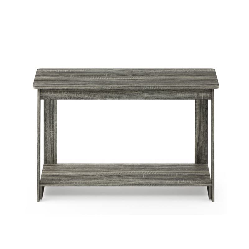 Furinno Beginning TV Stand, French Oak Grey, 15.59 x 35.04 x 21.65 inches Furinno