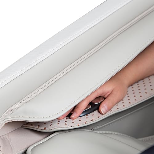 Osaki Monarch Full Body Massage Chair | Zero Gravity 3D SL-Track | Space Saving Technology Recliner| 9 Unique Auto Programs | Bluetooth Connection (LE Taupe) Osaki