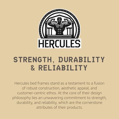 Hercules 8 Inch High Profile Foundation Mattress Box Spring Replacement, Full Hercules