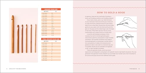 Crochet for Beginners: A Stitch Dictionary with Step-by-Step Illustrations and 10 Easy Projects WoodArtSupply