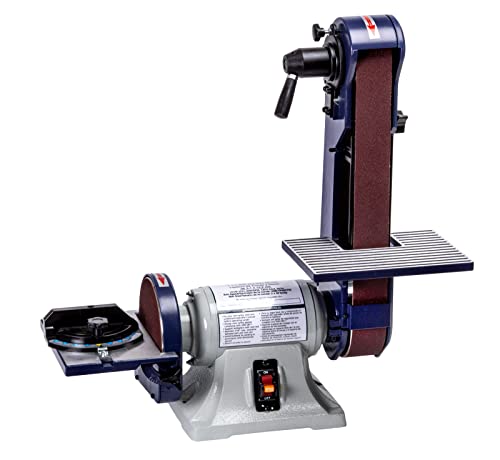 PALMGREN 9681061-2" x 42" Belt, 6" Disc Combination Finishing Machine 1/3 HP Palmgren