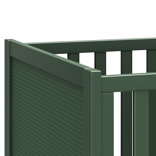 Davinci Margot 3-in-1 Convertible Crib in Forest Green, GREENGUARD Gold Certified DaVinci