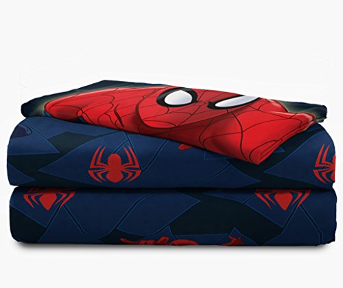 MARVEL Spiderman 'Saving The Day' Microfiber 3 Piece Twin Sheet Set Jay Franco