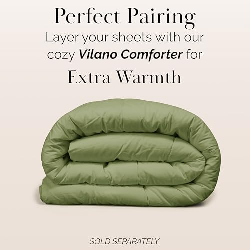 Southshore Fine Living, Inc. 6-Piece Full Size Bed Sheets Set, 21-Inch Extra Deep Pocket Fitted Sheet Full, Flat Sheet, Microfiber Bedding, Sage Green Pillow Cases Standard Size, Sage Green Sheets Southshore Fine Living, Inc.