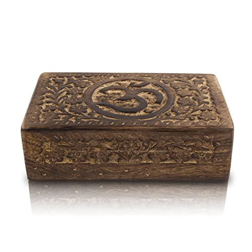 Great Birthday Gift Ideas Handmade Decorative Wooden Jewelry Box Jewelry Organizer Keepsake Box Treasure Chest Trinket Holder Watch Box Storage Lock The Great Indian Bazaar