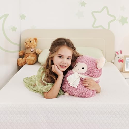 EGOHOME Twin Size Memory Foam Mattress, 10 Inch Bed Mattress in A Box with Cooling Green Tea Gel, Relieve Pressure with Medium Support, CertiPUR-US Certified, 75''L x 38''W, White EGOHOME