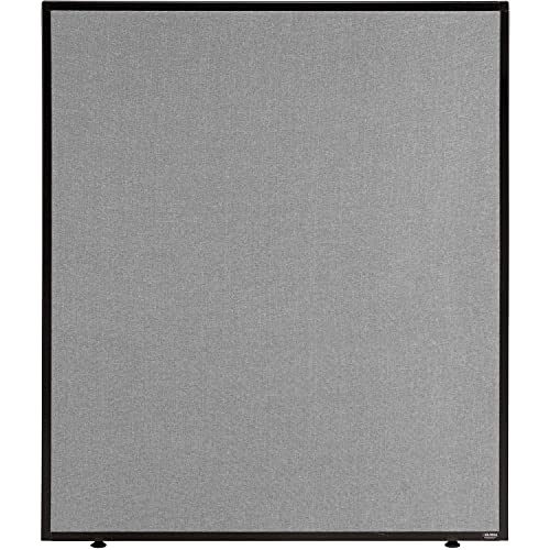 Global Industrial Office Partition Panel, 36.25 Inch Width x 42 Inch Height, Gray Color, 1 Piece, Build Your Own Office Design System Global Industrial