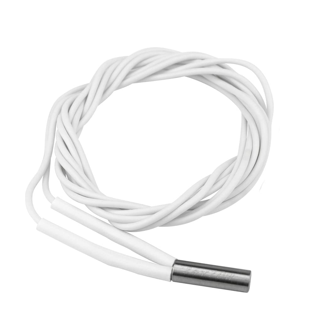 2PCS 24V 70W Heater Cartridge High Temperature Compatible with Wanhao Duplicator Ender 3 Pro, Ender 5 Pro, Ender 5 Plus, CR10S Pro, CR10 v2 /v3/ Max,Maker Select V2.1, Monoprice v2 3D Printer Hotend DORUNDEA