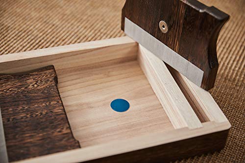 SINOBEST Wood Step Stool, Portable Rectangle Bed Stool, Small Step Ladder for Kitchen & Bathroom, Foot Rest Stool Under Desk, Large Surface, Strong and Durable SINOBEST