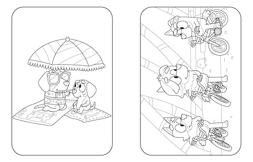 Bluey: At the Beach: A Coloring Book WoodArtSupply