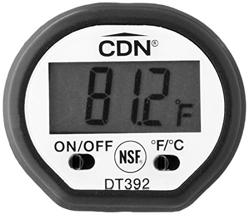 CDN Waterproof Instant Read Digital Thermometer | NSF Certified | ProAccurate® | 5" Stem with Protective Sheath | For Meat, Poultry, Candy | Easy One-Button Operation | DT392