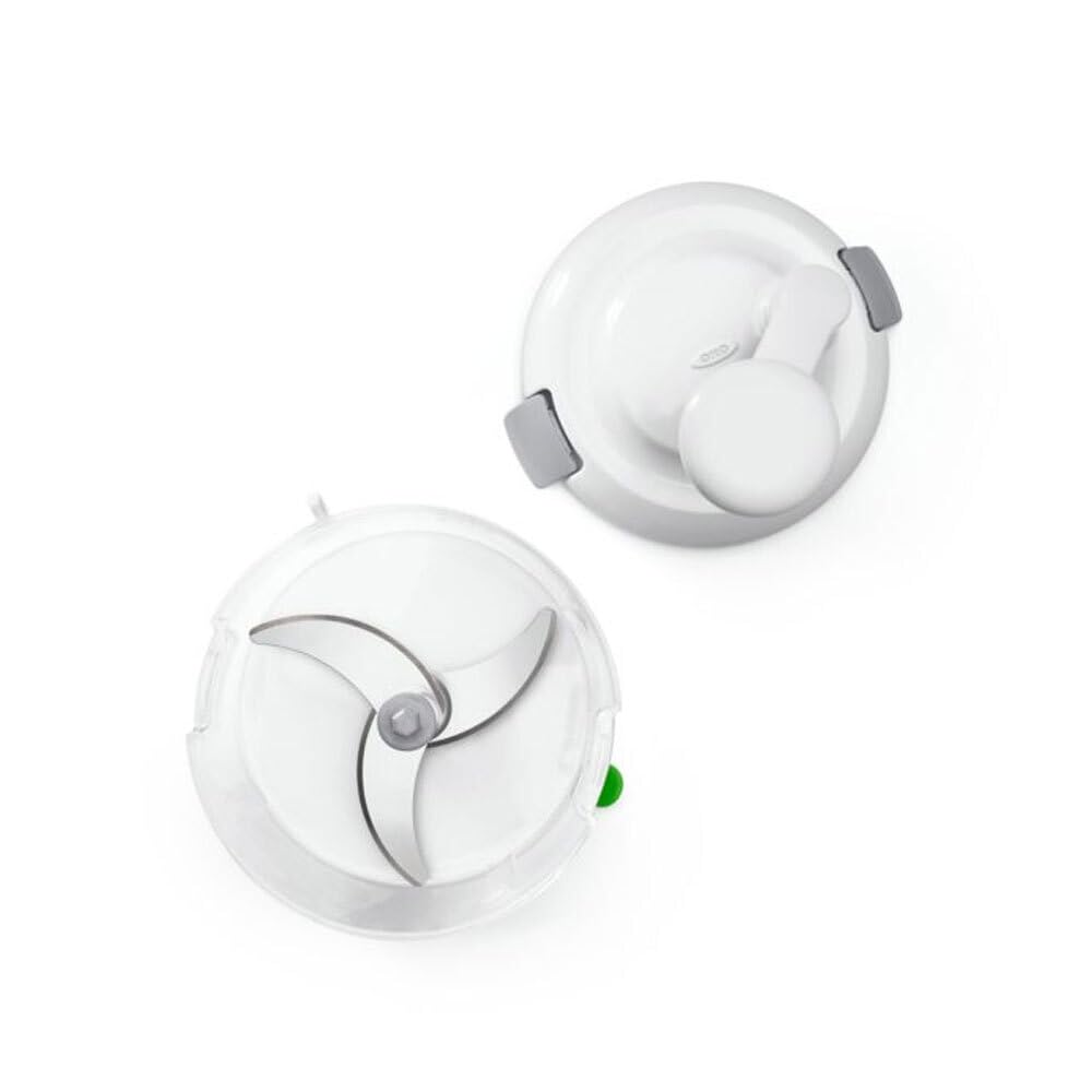 OXO Good Grips One Stop Chop Manual Food Processor, (Stainless Steel, Plastic) OXO