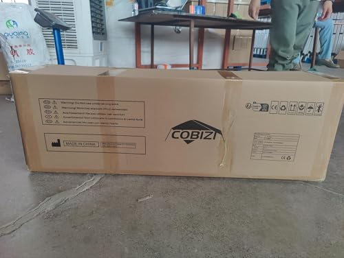 COBIZI 10x20 Pop Up Canopy Tent with Sidewalls, Commercial Ez Up Canopy, 3 Adjustable Heights, Waterproof and UV Protection 50+, Outdoor Gazebo Pop up Tent for Parties & Patio with 4 Sandbags COBIZI