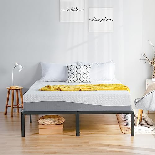 Olee Sleep Twin Mattress, 10 Inch Gel Memory Foam Mattress, Gel Infused for Comfort and Pressure Relief, CertiPUR-US Certified, Bed-in-a-Box, Medium Firm, Grey, Twin Size Olee Sleep