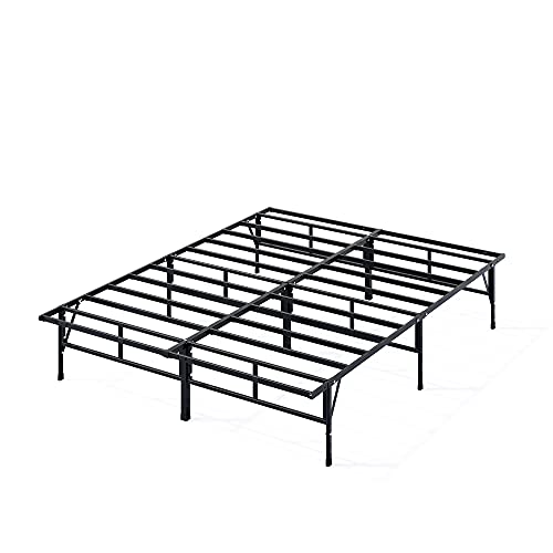 ZINUS SmartBase Compack Mattress Foundation, 14 Inch Metal Bed Frame, No Box Spring Needed, Sturdy Steel Slat Support, Queen Zinus