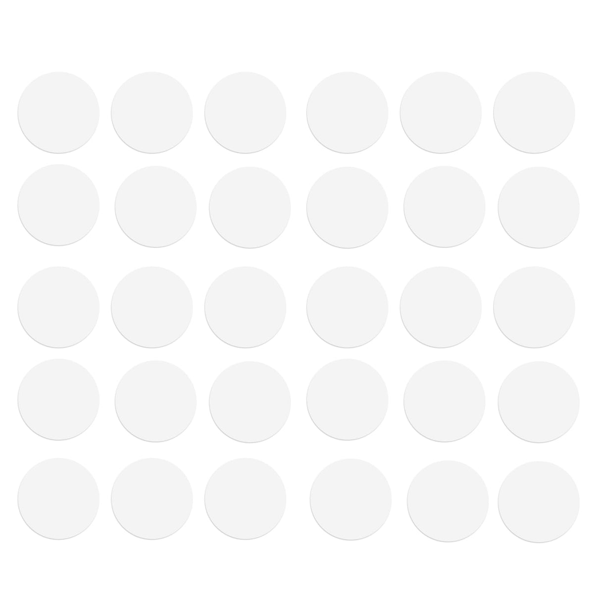 PYD Life 30 Pack Round 1" Sublimation Aluminum Sheets Blanks for Silicone Straw Topper PYD Life