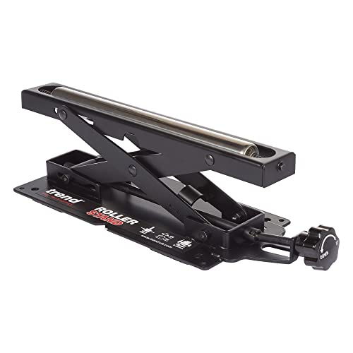 Trend Adjustable Miter Saw Roller Stand, 140 lbs Capacity and Height Adjustment from 2 inches to 6.3 inches, R/STAND/A TREND
