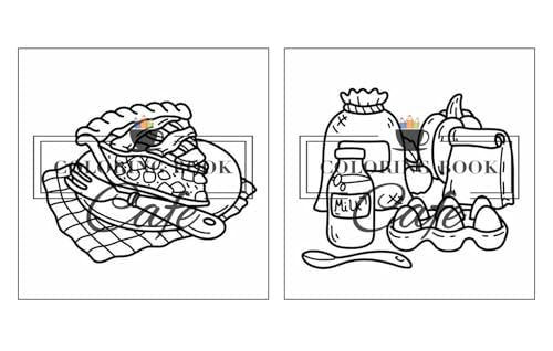 Cozy Autumn: Cute and Cozy Coloring Book for Adults & Teens Featuring Easy and Bold Autumn Designs (Bold and Easy Coloring Books) Majosta