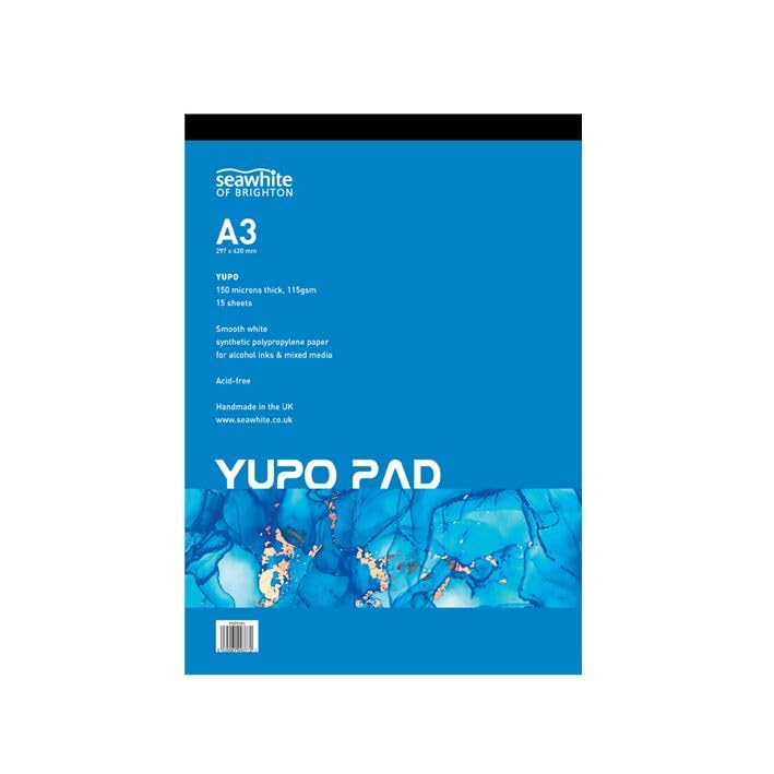 Seawhite 115gsm YUPO Synthetic Paper Pad 15 Sheets - A3 Seawhite