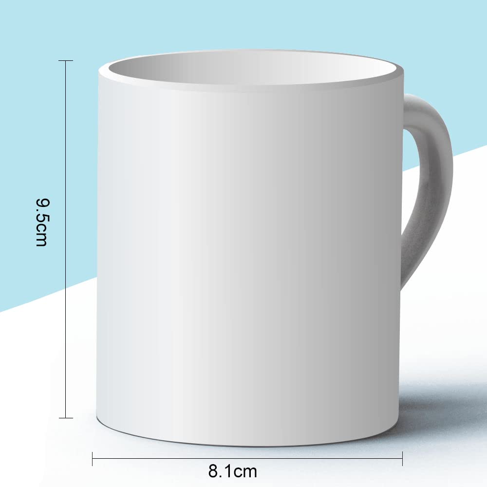MYSUB Sublimation Mugs, Cups 11oz Sublimation Ceramic Blank Coffee Mugs,White Cups, Sulimation Blanks, Blank White Mugs-36 pack bulk bundle (36pc White) MYSUB