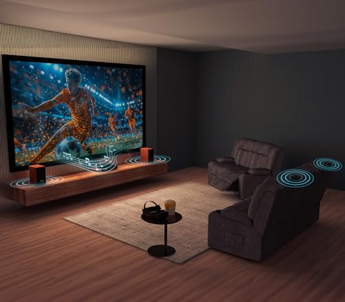 COMHOMA Loveseat Recliner Sofa,Fabric Home Theater Seating Seats,RV Manual Reclining Chair with Bluetooth Speakers,Living Room Furniture Set COMHOMA