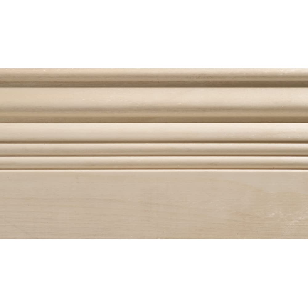 OML21-4FTWHW Unfinished White Hardwood Base Moulding ORNAMENTAL