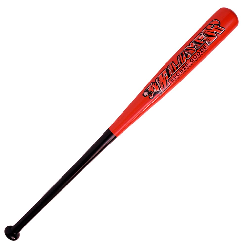 PSG 34" C271-Pro Maple Wooden Baseball Bat - Model: C271 - Size: 34" - Barrel Dia: 2 1/2" - Weight: 32 oz for Proffesional Players & Leagues in Color: Red & Black by Player Sports Goods LLC Player Sports Goods