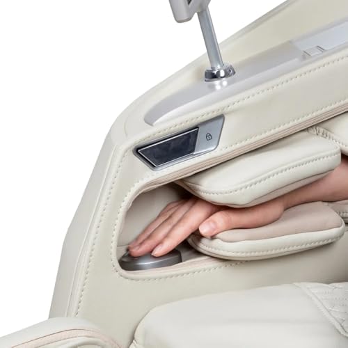 Osaki Apex Duo 5D+4D SL-Track Massage Chair with Smart Pressure Sensors, Micro-Space Saving Technology, Taupe Osaki