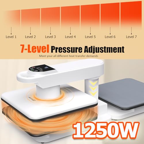 AKEYDIY NEW 15X15 Dual Auto Heat Press Machine for T-Shirts, 360° Swing Away Heat Press with Auto Press Release, Heat Up Fast (Two-Workstation) AKEYDIY